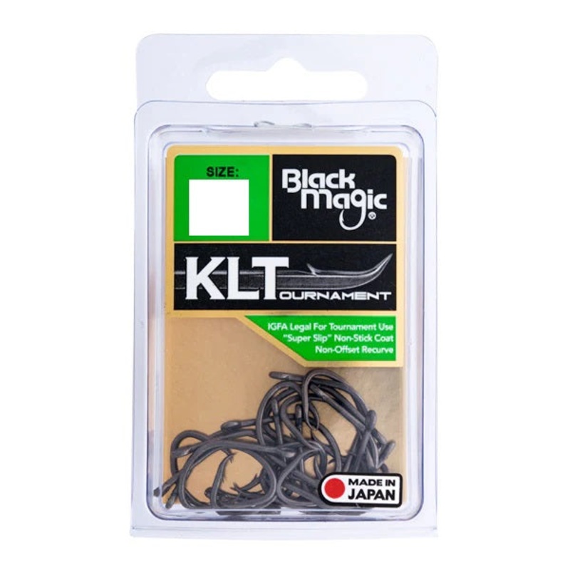 Black Magic Klt Hooks|3/0 – 19PK|4/0 – 15PK|5/0 – 12PK|6/0 – 9PK|7/0 – 7PK|8/0 – 5PK|10/0 – 4PK