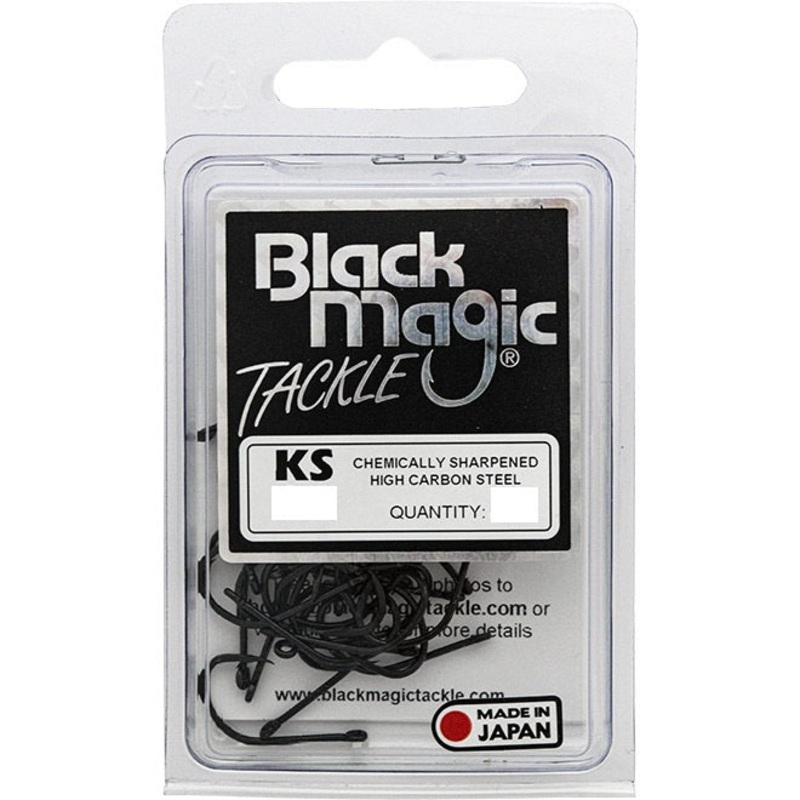 Black Magic Ks Bulk Hooks|1 – 32PK|1/0 – 30PK|2/0 – 28PK|3/0 – 26PK