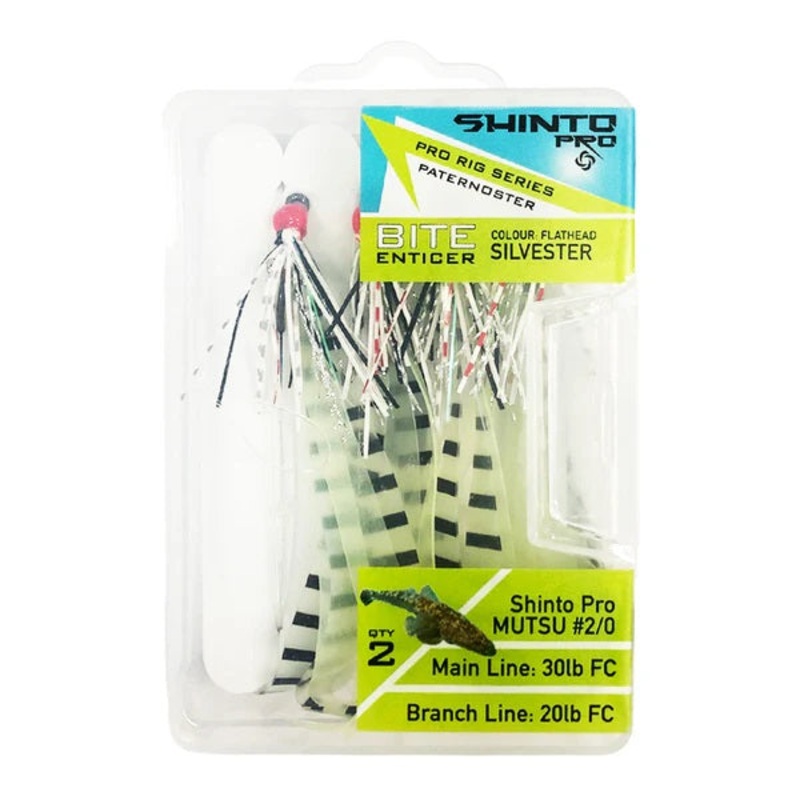 Shinto Pro Bite Enticer Paternoster Mutsu Circle Pre-made Rigs 4/0
