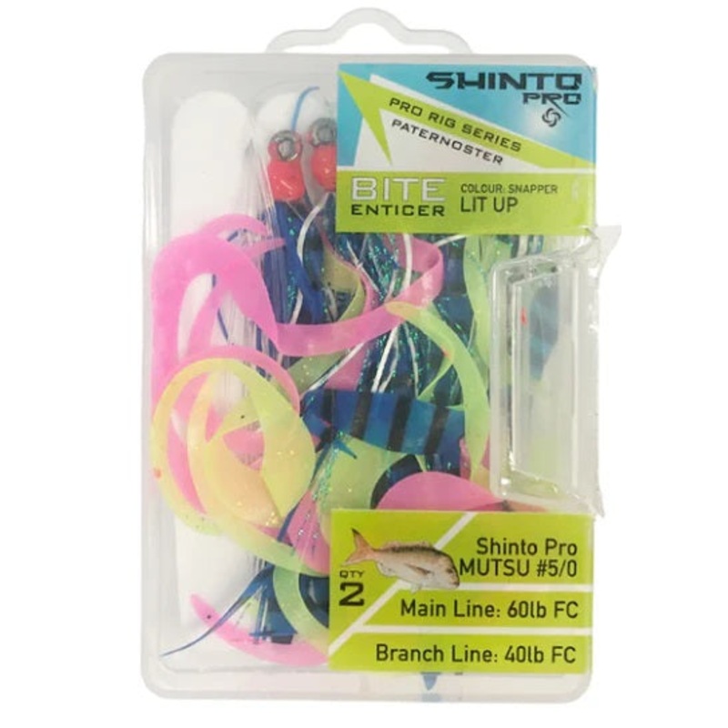Shinto Pro Bite Enticer Paternoster Mutsu Circle Pre-made Rigs 7/0