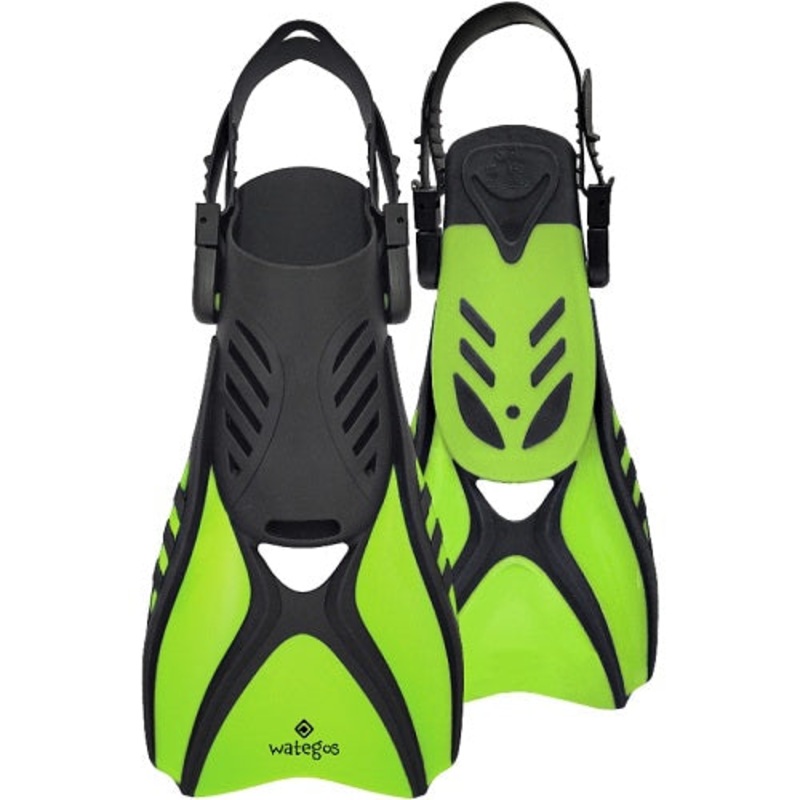 Ocean Pro Wategos Junior Fins Lime/black