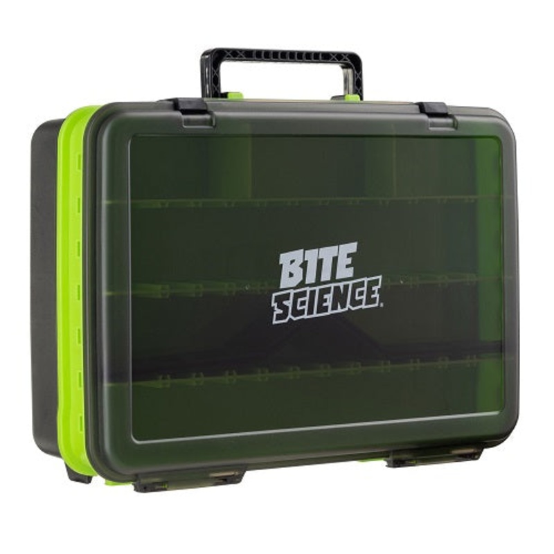 Bite Science Tackle Case Green Medium (39 X 28 X 12cm) ><