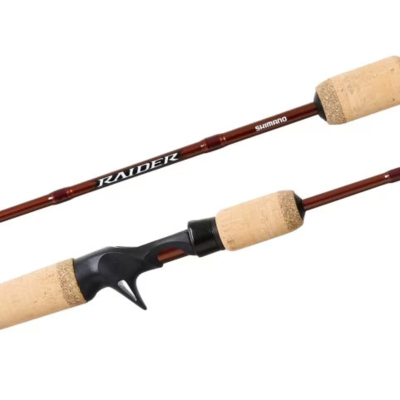 Shimano Raider Baitcast Rod|5’8″/5-8KG/2PC/582BCBM|5’9″/6-10KG/1PC/591MAG|5’10″/3-6KG/1PC/5101BCB|6’2″/6-10KG/1PC/621BCB|6’3″/3-6KG/1PC/631BCR|6’4″/6-12KG/1PC/641COD|6’4″/6-12KG/2PC/642COD
