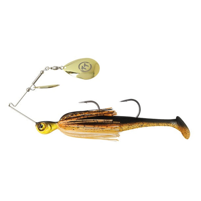 Tt Tornado + Double Colorado Rigged 3/4oz Spinnerbait Lure ^