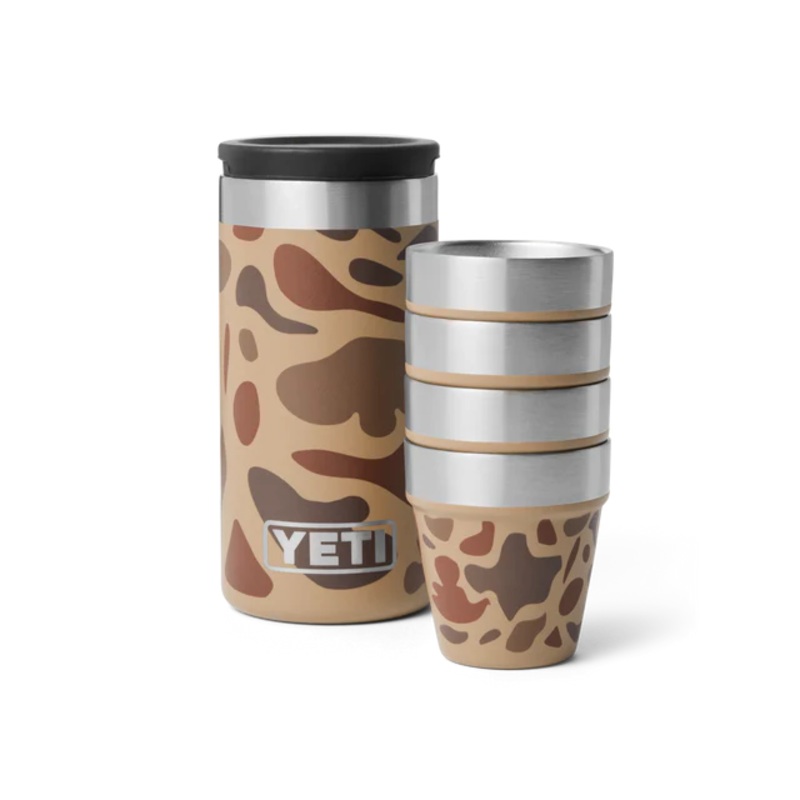 Yeti Shot Glasses|NAVY|WHITE|BLACK|RESCUE RED|WETLANDS CAMO