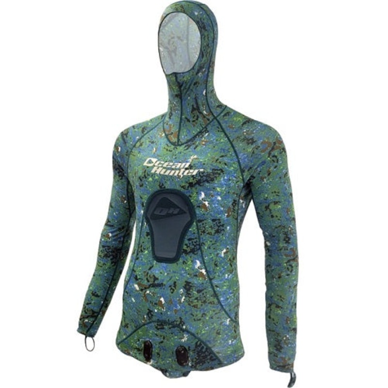 Ocean Hunter Chameleon Lycra Skin Top W/beavertail
