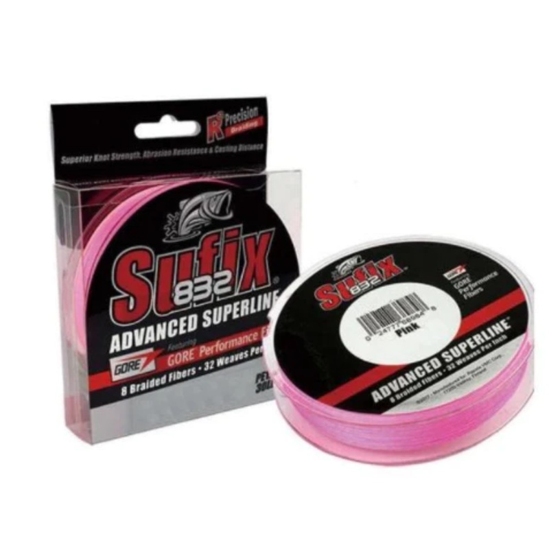 Sufix 832 Advanced Braided Fishing Line Pink Camo >