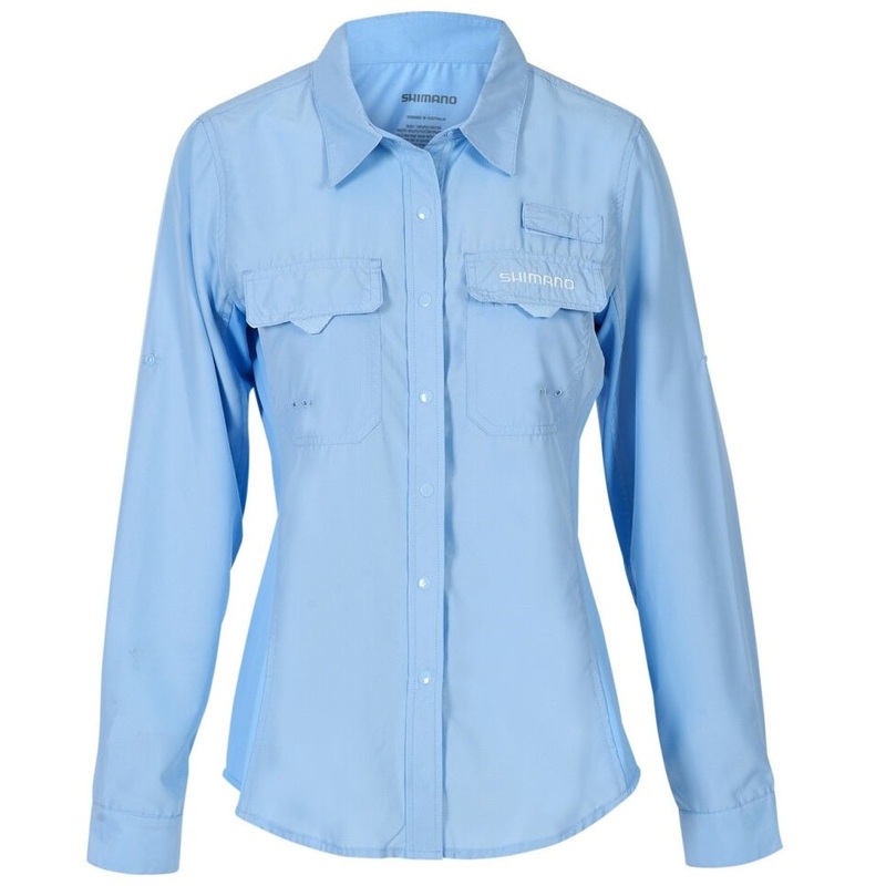 Shimano Shirt Vented Ladies Sky Blue >