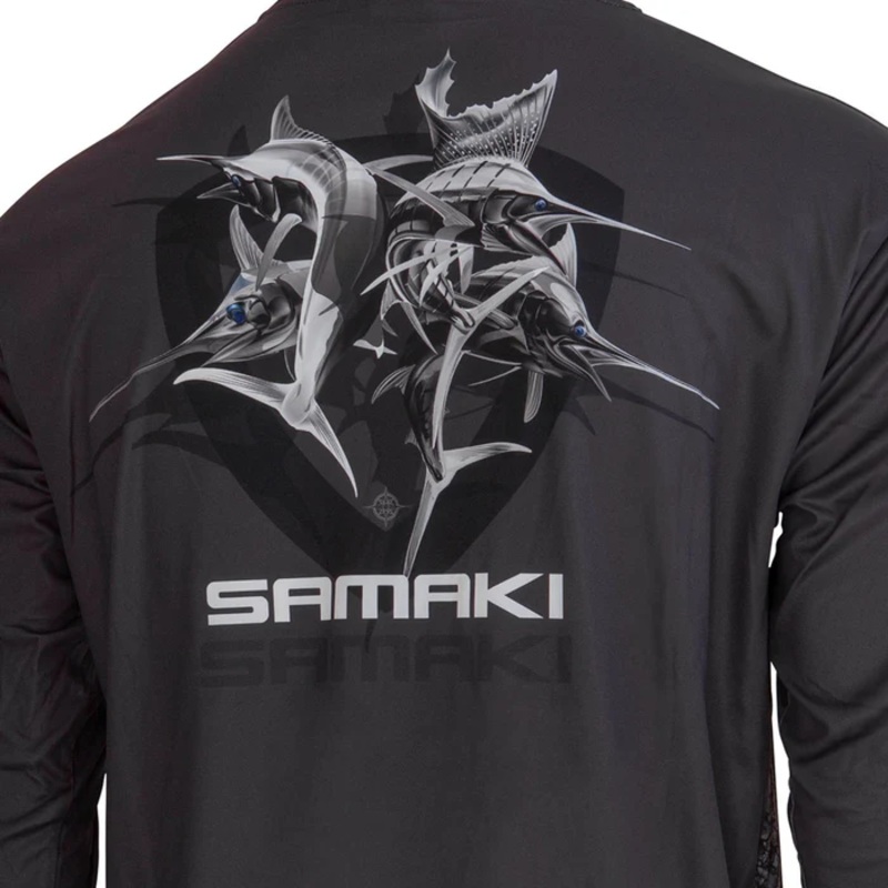 Samaki Shirt Performance Kids L/s Billfish ><