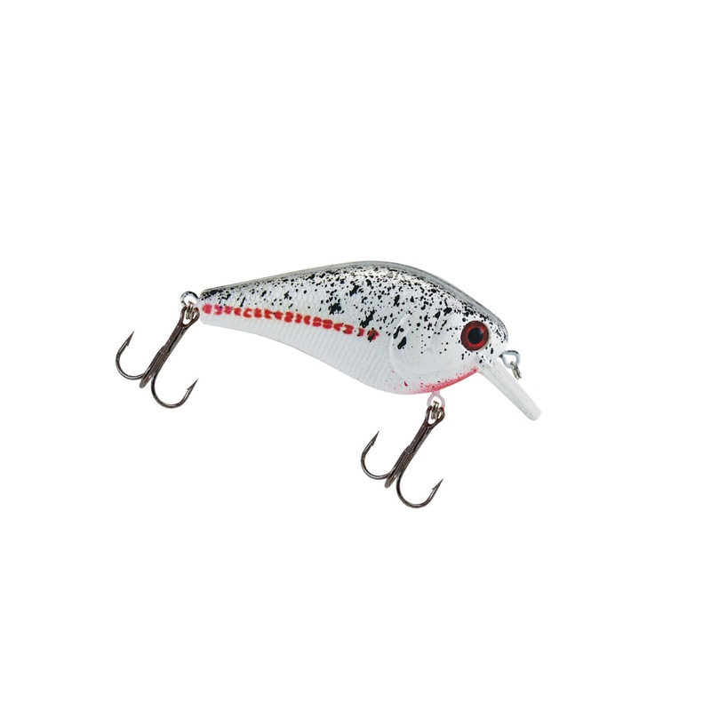 Luck E Square Bill Non-Rattle|1/2 oz|Spotted Shad|Bream|Copper Perch|Tasty Shad|Green Minnow|Tooti Fruiti|Green Copper Shad|Chili Bowl|Green Ghost|Black Chartreuse|Reel Shad|Chrome Black
