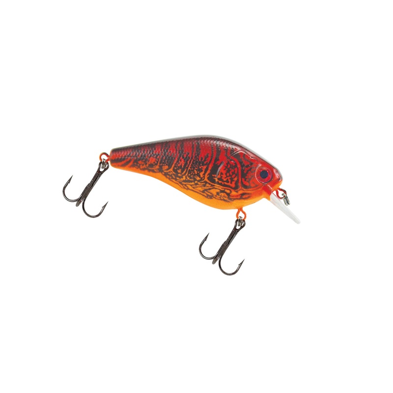 Luck E Square Bill Non-Rattle|1/2 oz|Spotted Shad|Bream|Copper Perch|Tasty Shad|Green Minnow|Tooti Fruiti|Green Copper Shad|Chili Bowl|Green Ghost|Black Chartreuse|Reel Shad|Chrome Black