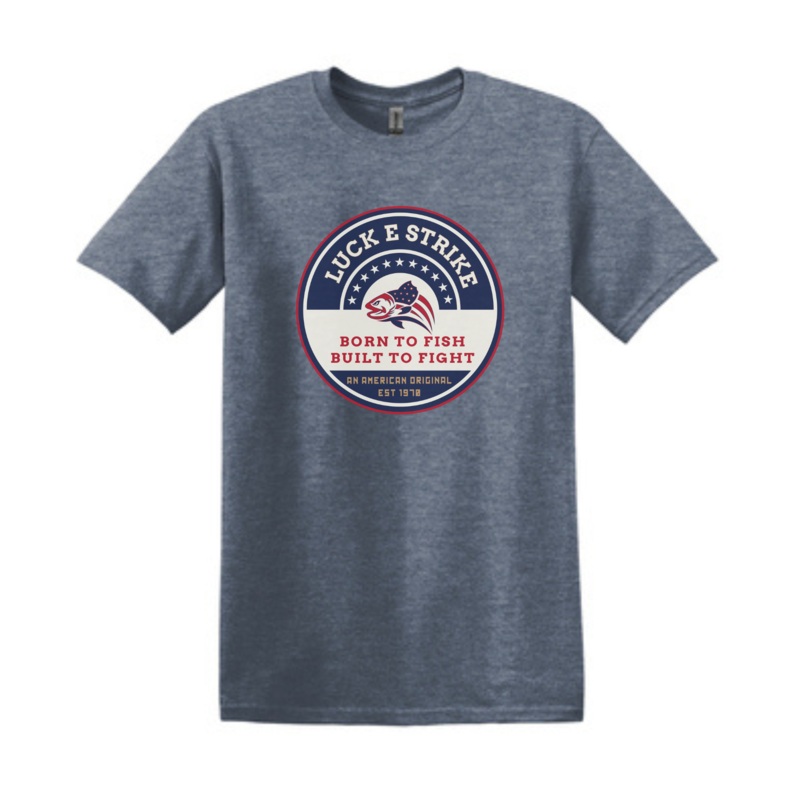Luck E Strike T-Shirt Blue|S|M|L|XL|2XL|3XL|4XL|5XL