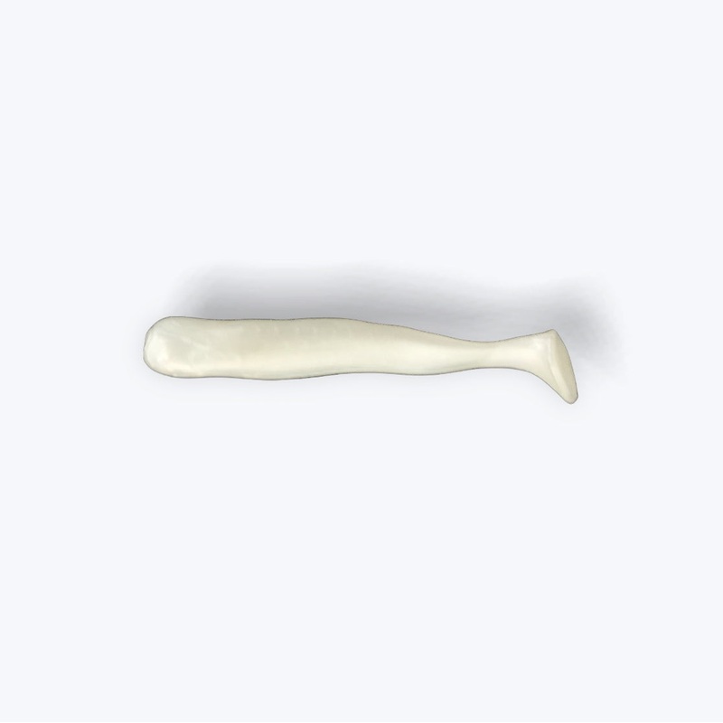 Pearl Paddle Tail|3.5 Inches|Pearl