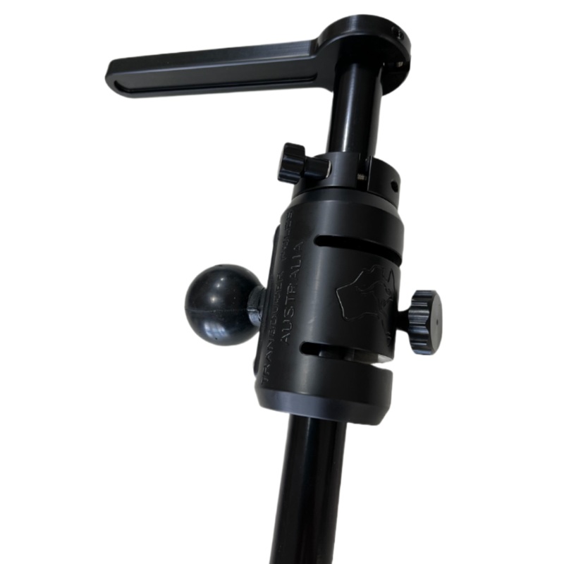 Transducer Poles Australia Cv Kit With Mount Block, Lock Collar, Bolt On Handle, Ram-d-2462u D Ball, Rail Mount & Short Arm Joiner