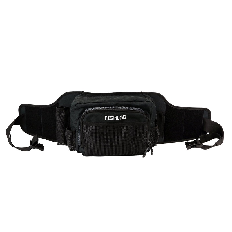FishLab Tackle Fanny Pack|One Size|Black and Purple