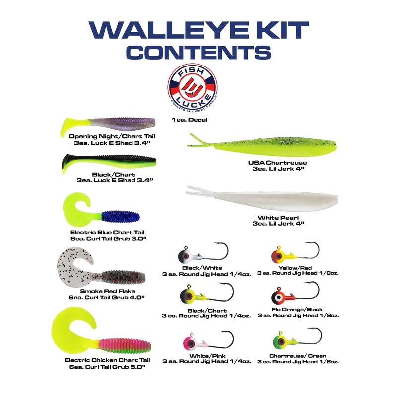 TOBY KEITH’S FISH LUCKE EVERY DAY WALLEYE KIT