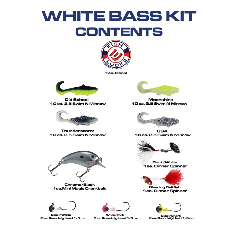 TOBY KEITH’S FISH LUCKE EVERYDAY WHITE BASS KIT