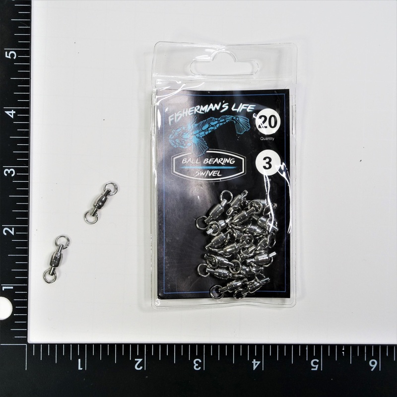 20 Pack Ball Bearing Swivels Fisherman’s Life
