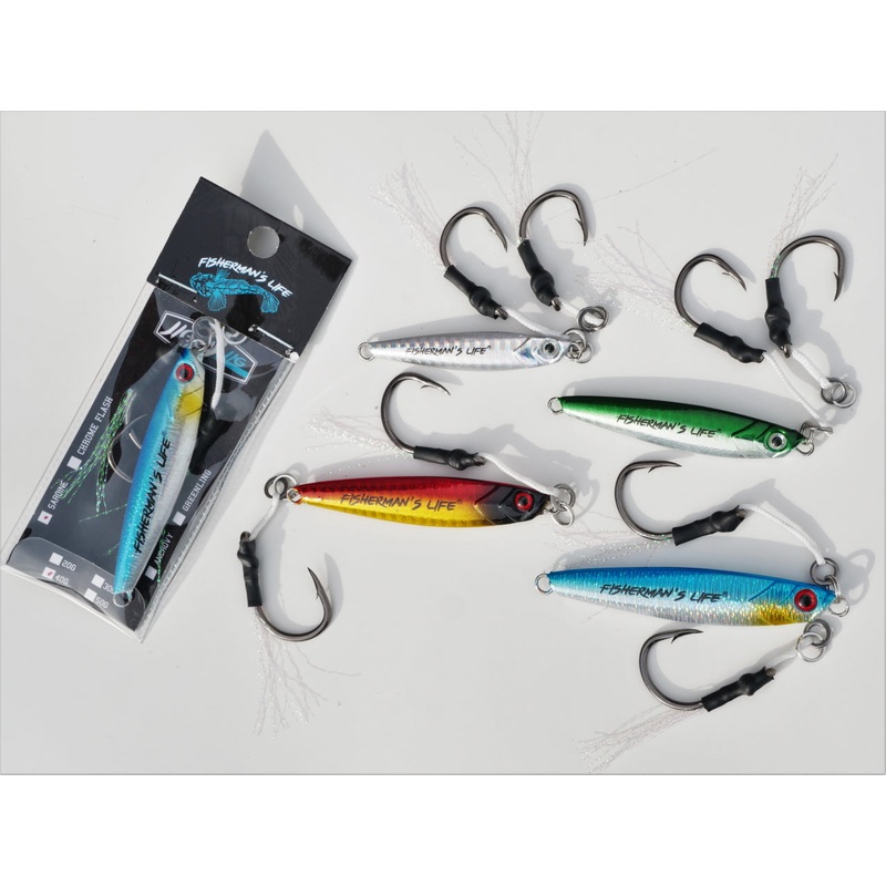 Fisherman’s Life Jiggy Jigs 20g, 30g, 40g 50g (Four Color Variations)