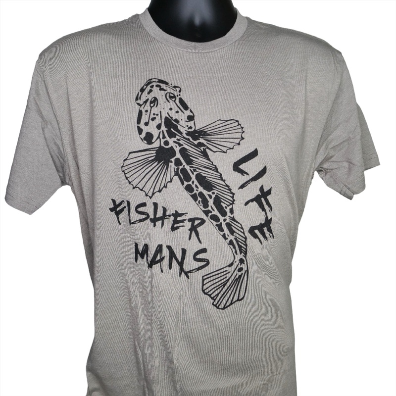 Fisherman’s Life T-Shirt|White and Black Print|Black and White Print|Black and Red Print|Light Green and White Print|Grey and Black Print|Small|Medium|Large|X-Large|2X-Large|3X-Large|2XL|3XL