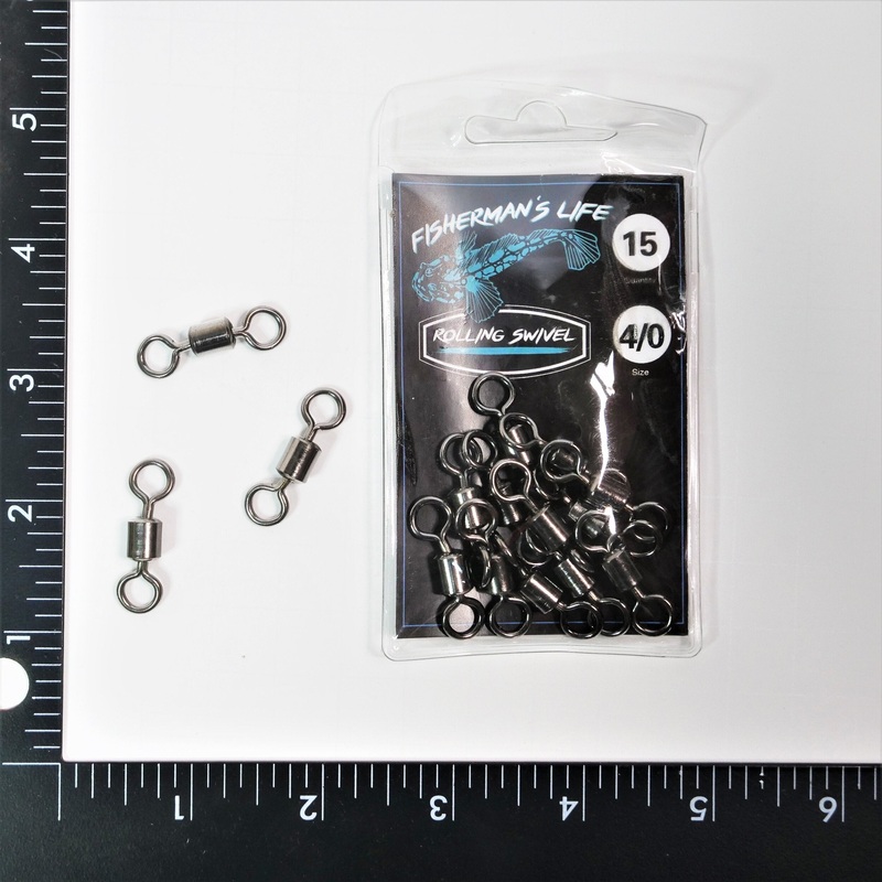 Rolling Swivels (6 Sizes) Fisherman’s Life